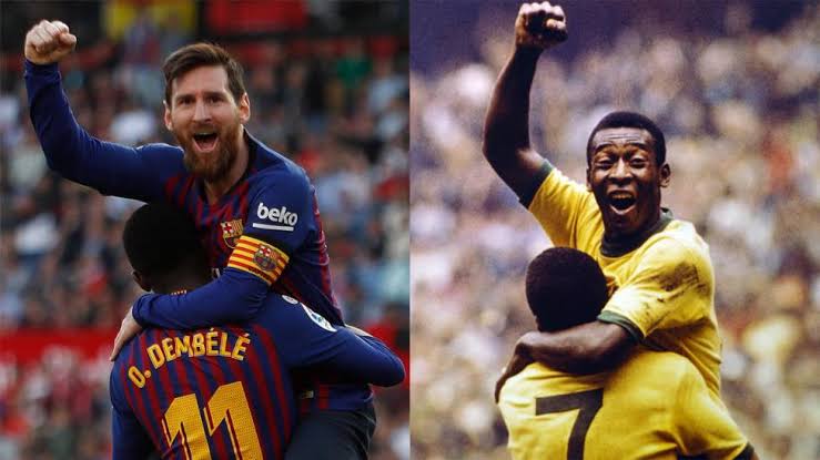 Messi Bate recorde de Pelé