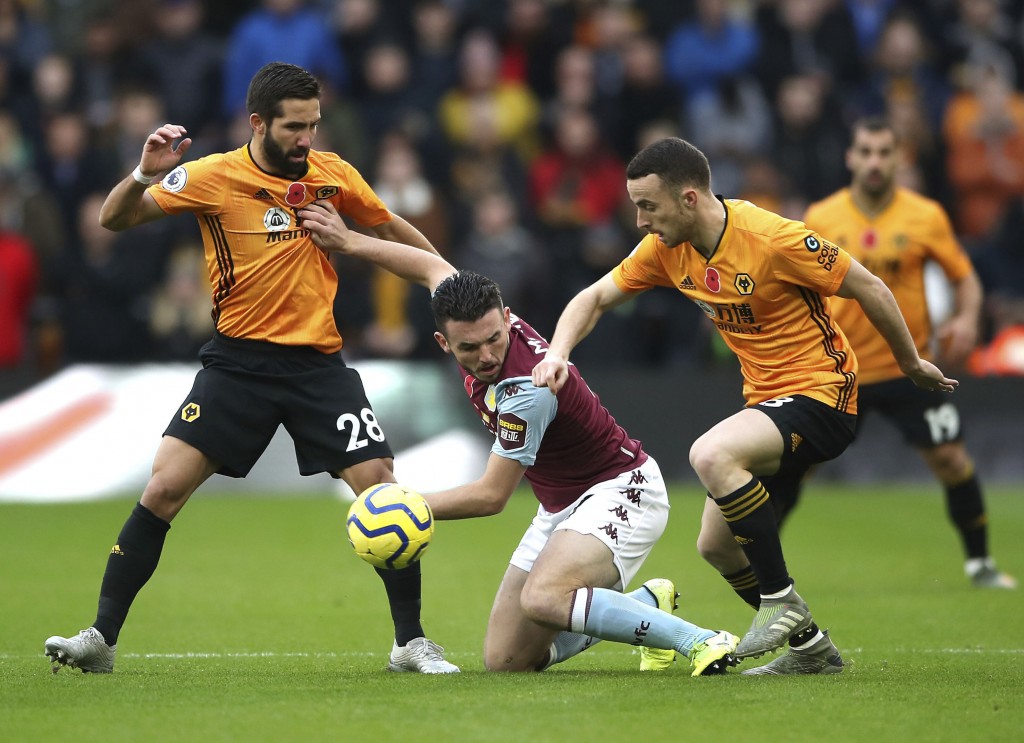 Aston Villa e Wolves em impasse no derby