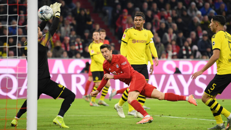 “Hat- Trick de Lewandowski” na notável recuperação da fase de Bayern contra o Dortmund