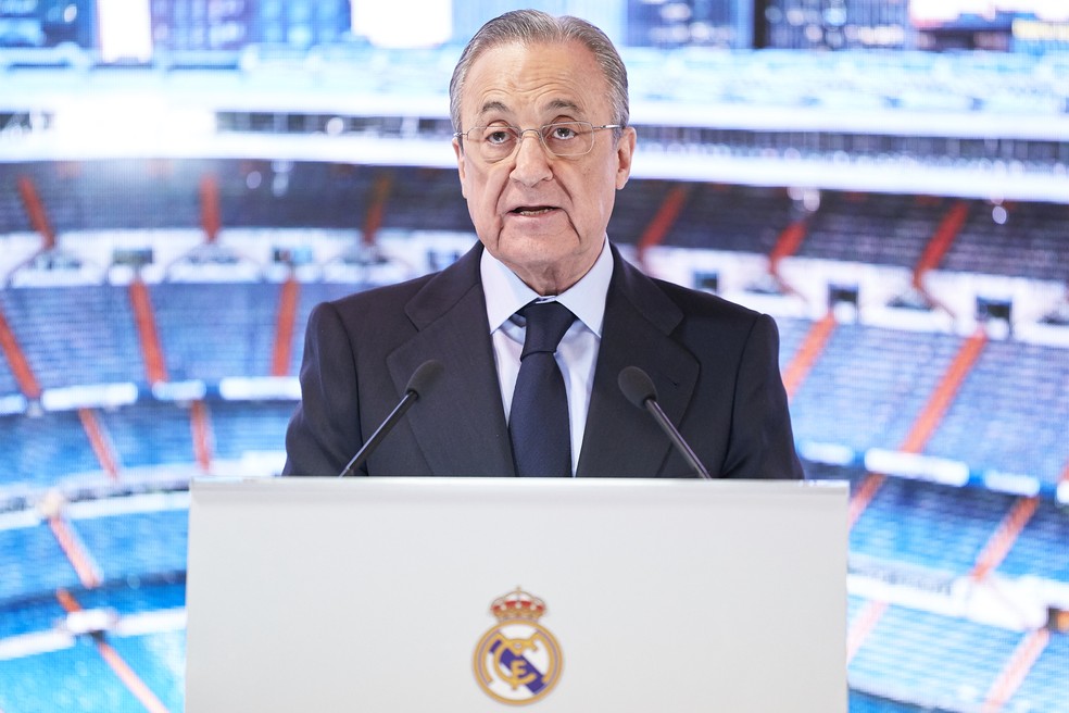 Superliga Europeia: Projeto está ‘em espera’, diz o presidente do Real Madrid, Florentino Perez
