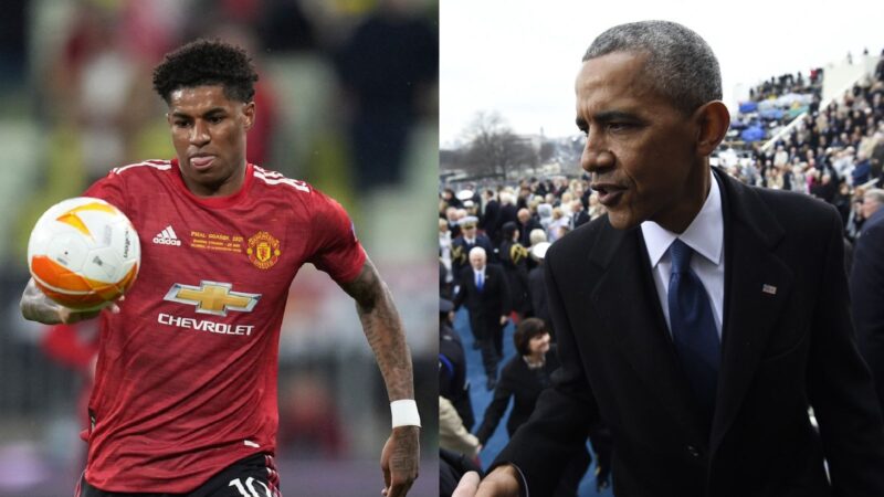 Marcus Rashford: Atacante do Manchester United e da Inglaterra fala com Barack Obama