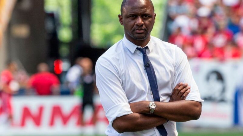 Patrick Vieira assume o comando do Crystal Palace