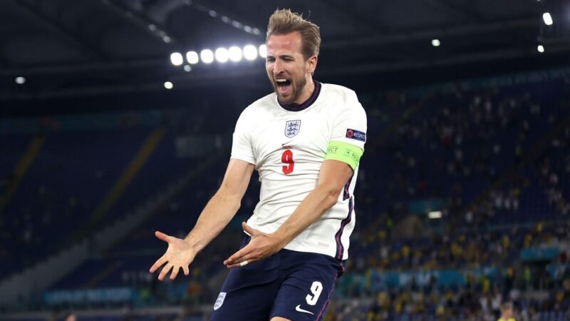 A Inglaterra chega à final do Euro 2020 com o vencedor de Kane derrotando a Dinamarca