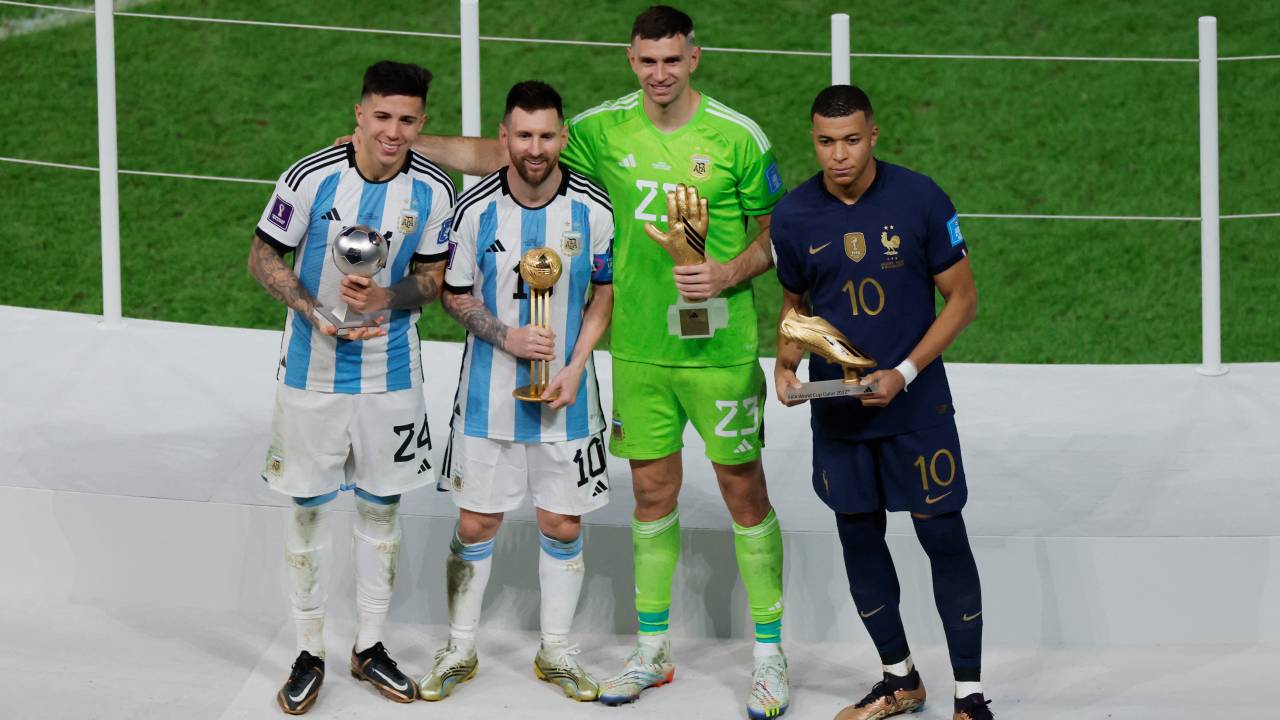 Final da Copa do Mundo: Lionel Messi é eleito o melhor jogador e Kylian Mbappé leva a Chuteira de Ouro